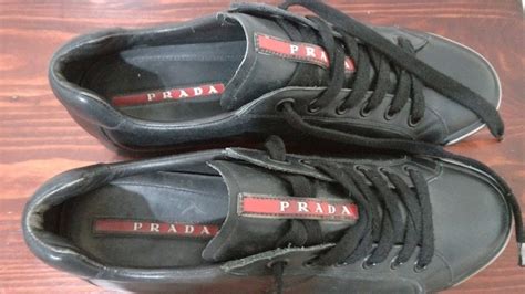 prada sneaker 4e 3222|Prada Men's 4E3222 OJW F0002 Leather Sneaker .